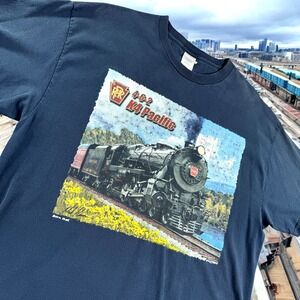Vintage‎ K4 Pacific T-Shirt Men XL Locomotive 4-6-2 RPR AAA Art Graphic Rails